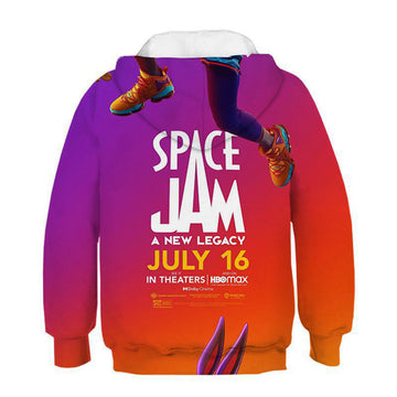 Pelicula Space jam 2 Niños Sudadera Cosplay Halloween Carnaval 3D Impreso